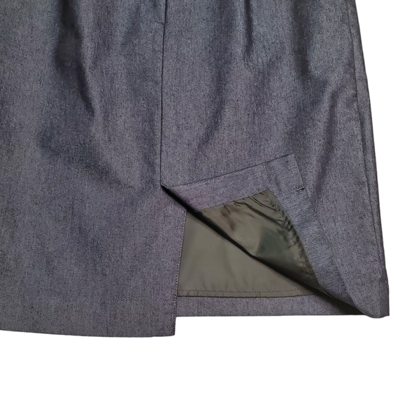 Merona Denim Look Pencil Skirt Sz 4 - Picture 2 of 7